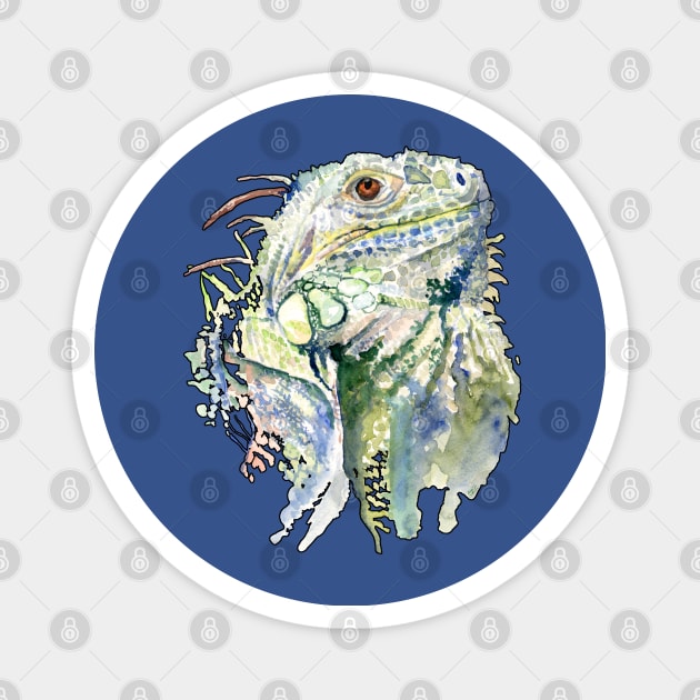 Iguana Magnet by Zodiart